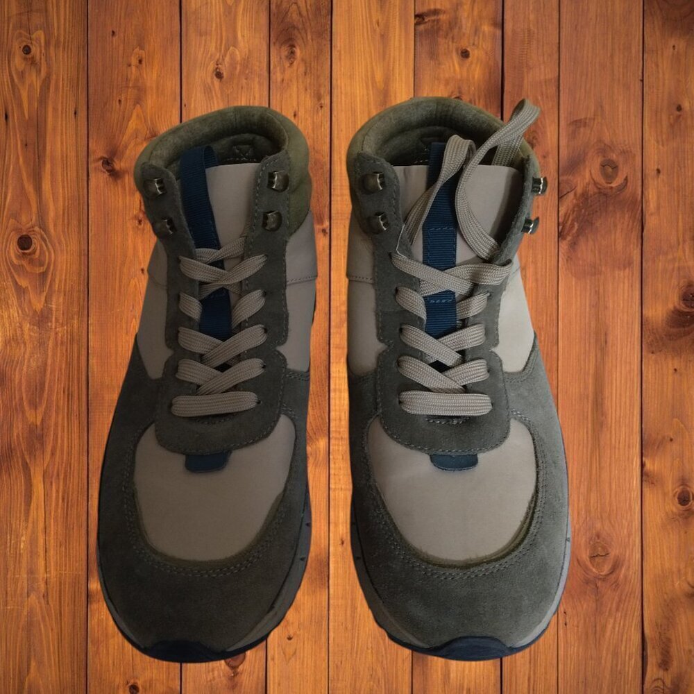 Madewell Kickoff High-Top Trainer Sneakers Boots Suede Nylon Women's Size 9.5M